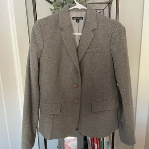 J.crew gray wool blazer